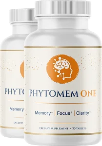 Two bottles of Phytomem One chewable tablets, the Starter package